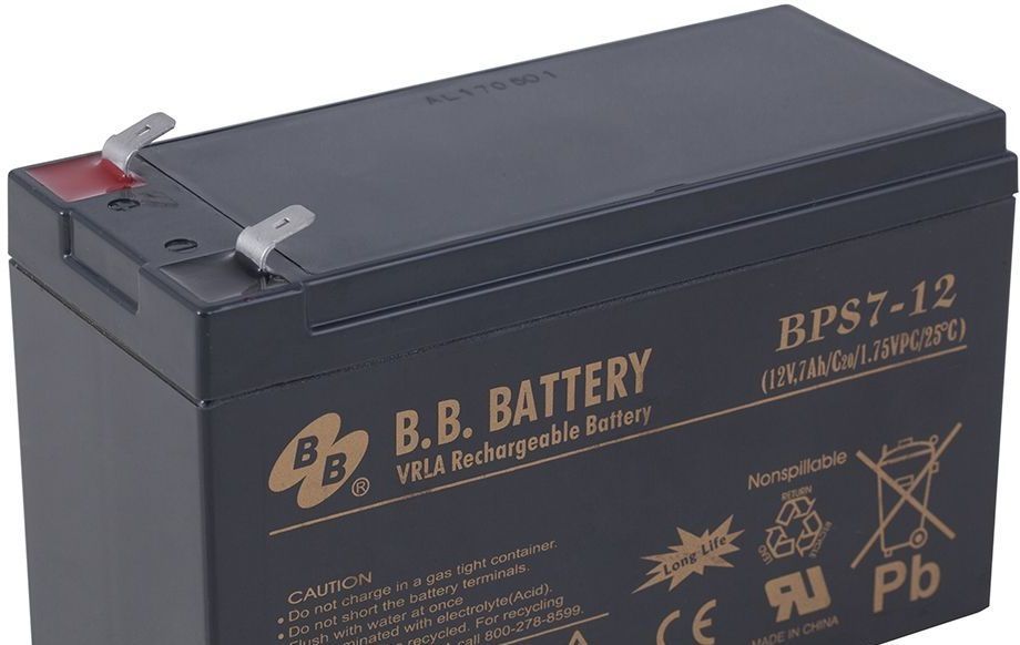 Аккумулятор для ИБП B.B. Battery BPS7-12 (12В/7 А·ч)