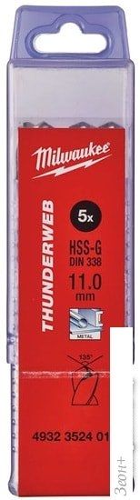 Набор оснастки Milwaukee 4932352401 (5 предметов)