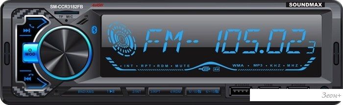 USB-магнитола Soundmax SM-CCR3182FB