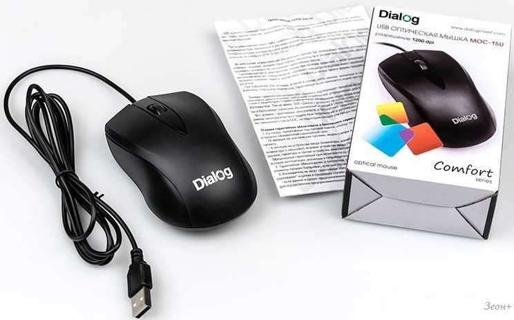 Мышь Dialog Comfort MOC-15U