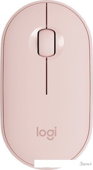 Мышь Logitech M350 Pebble (розовый)