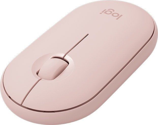 Мышь Logitech M350 Pebble (розовый)