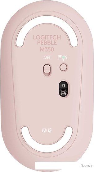Мышь Logitech M350 Pebble (розовый)