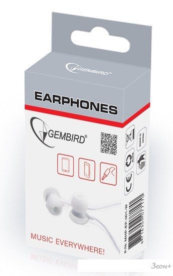 Наушники Gembird MHP-EP-001-W
