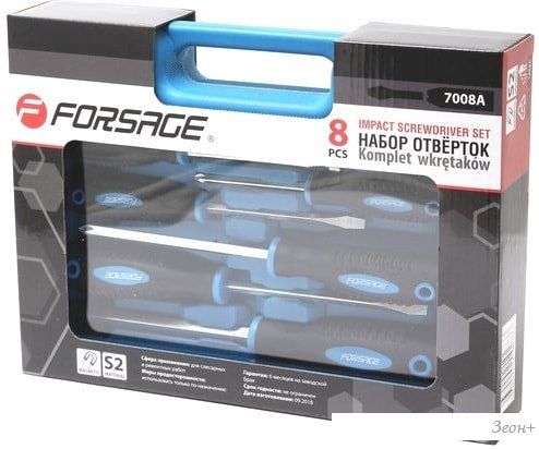 Набор отверток FORSAGE F-7008A (8 предметов)