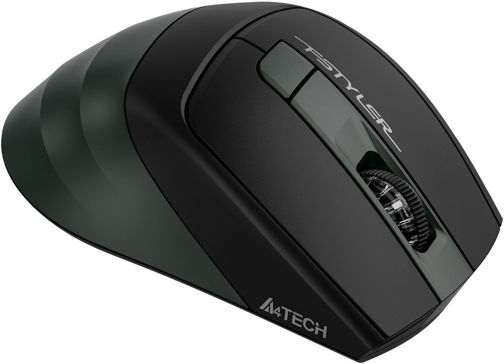 Мышь A4Tech Fstyler FB35 (черный/зелёный)