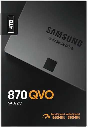 SSD Samsung 870 QVO 4TB MZ-77Q4T0BW