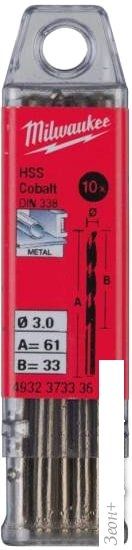 Набор оснастки Milwaukee 4932373332 (10 предметов)