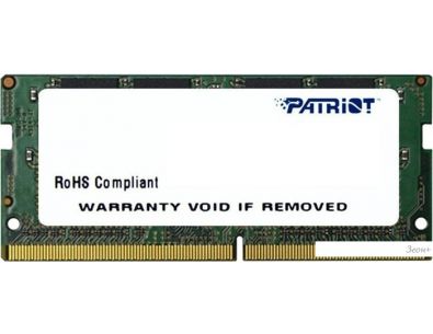   Patriot 8GB DDR4 SODIMM PC4-19200 PSD416G240081S