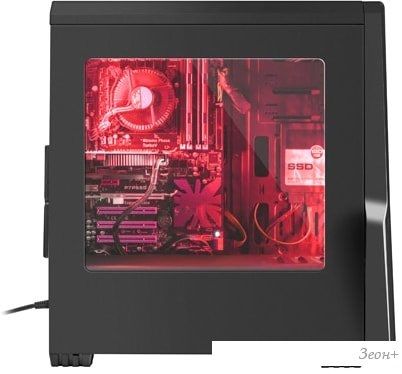 Корпус Genesis Titan 800 (красная подсветка)