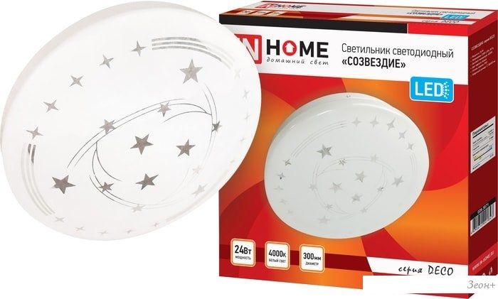 Люстра-тарелка In Home Deco 24 Вт 4000 К (созвездие)