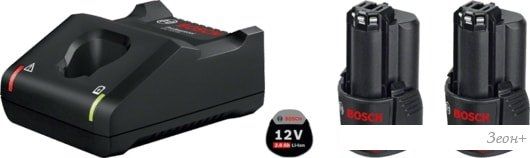 Аккумулятор с зарядным устройством Bosch GBA 12V + GAL 12V-40 Professional 1600A019R8 (12В/2 Ah + 12В)