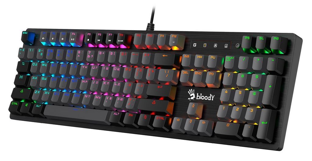 Клавиатура A4Tech Bloody B820R LK Blue