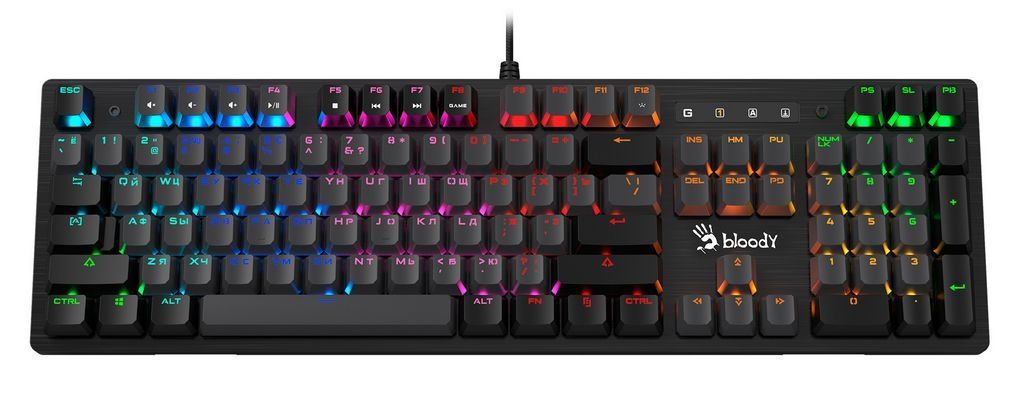 Клавиатура A4Tech Bloody B820R LK Blue