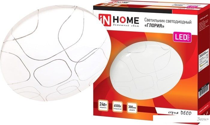 Люстра-тарелка In Home Deco 24 Вт 6500 К (глория)