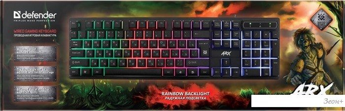 Клавиатура Defender Arx GK-196L RU