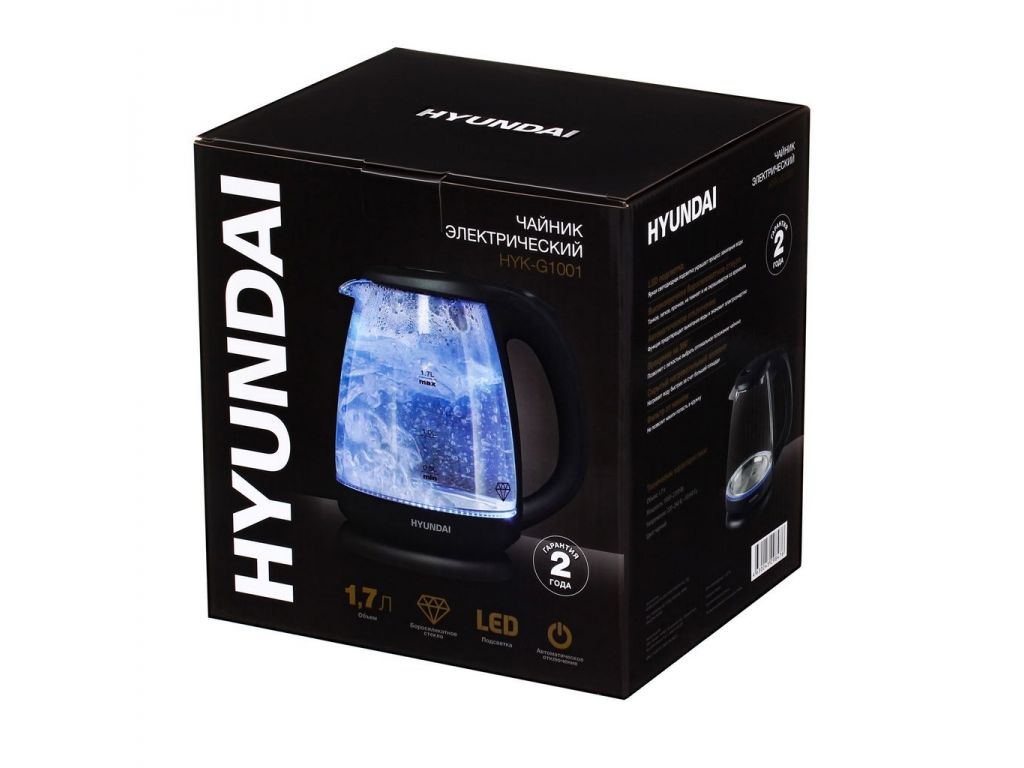 Электрочайник Hyundai HYK-G1001