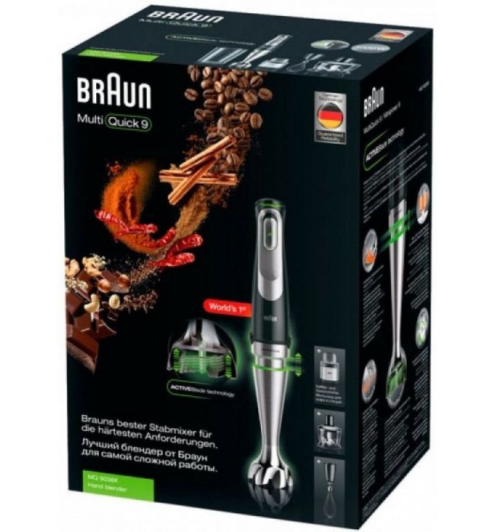 Погружной блендер Braun MultiQuick 9 MQ9138XI