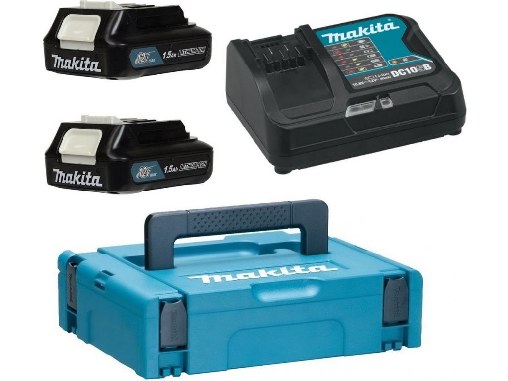 Аккумулятор с зарядным устройством Makita BL1016 + DC10SB (12В/1.5 Ah + 10.8-12В)