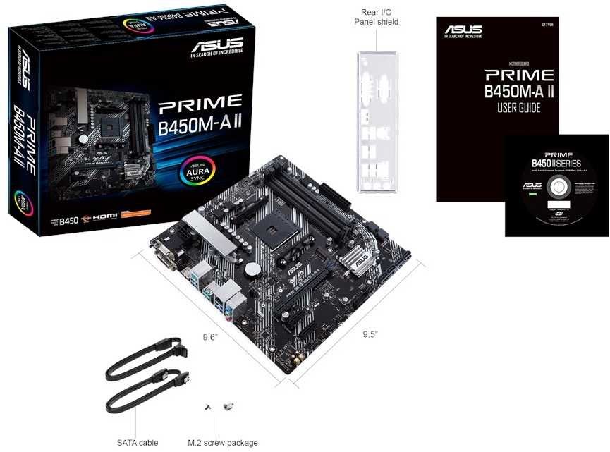 Материнская плата ASUS Prime B450M-A II
