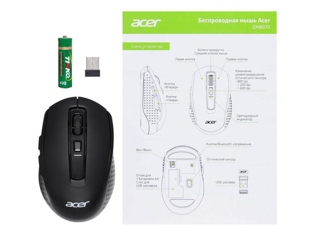 Мышь Acer OMR070