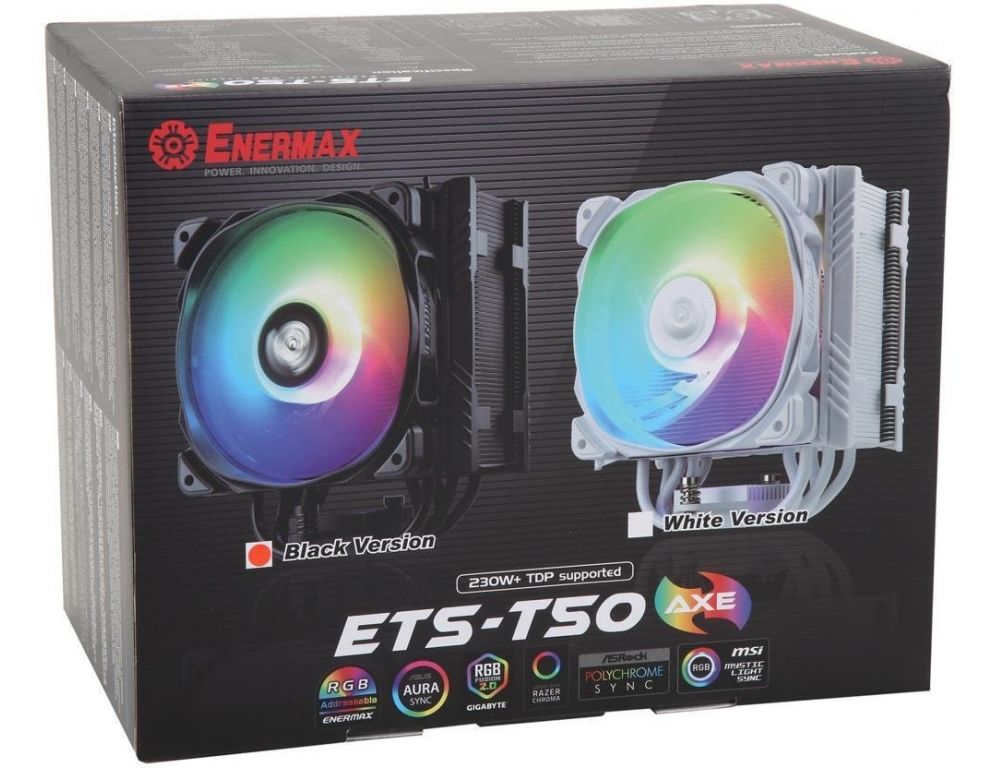 Кулер для процессора Enermax ETS-T50 AXE ARGB ETS-T50A-BK-ARGB