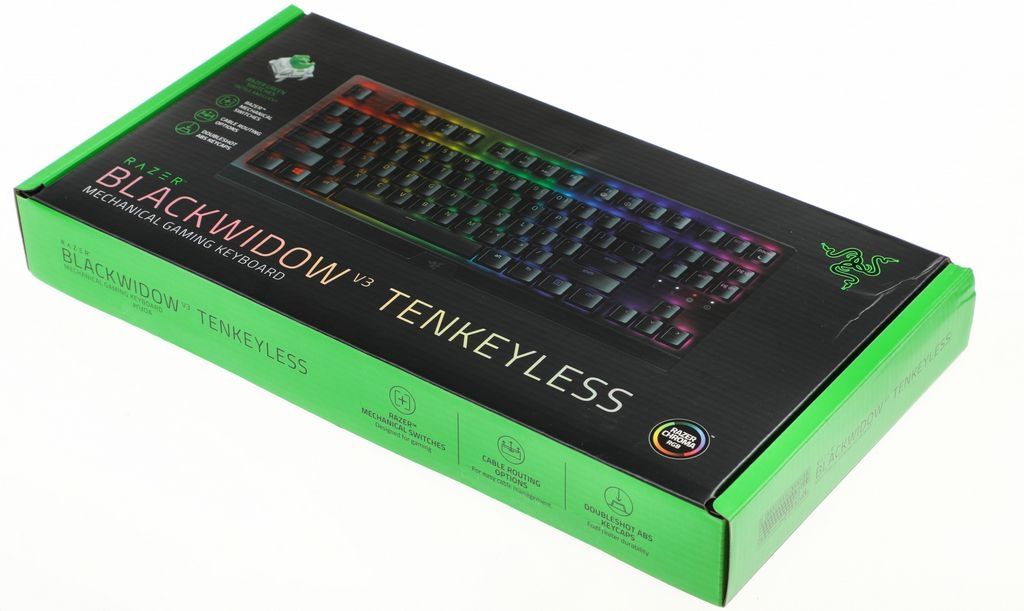 Клавиатура Razer BlackWidow V3 Tenkeyless Green Switch