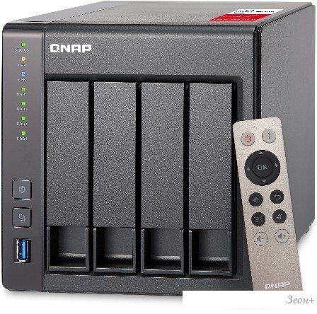 Сетевой накопитель QNAP TS-451+-8G