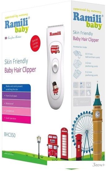 Машинка для стрижки волос Ramili Baby Hair Clipper BHC350
