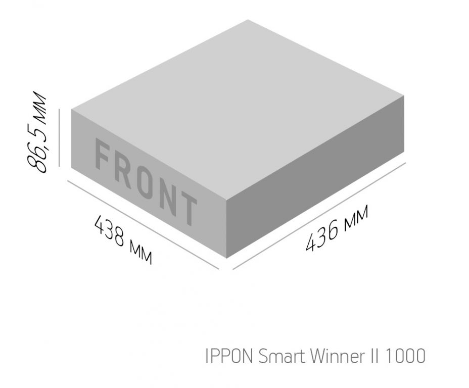 Источник бесперебойного питания IPPON Smart Winner II 1000