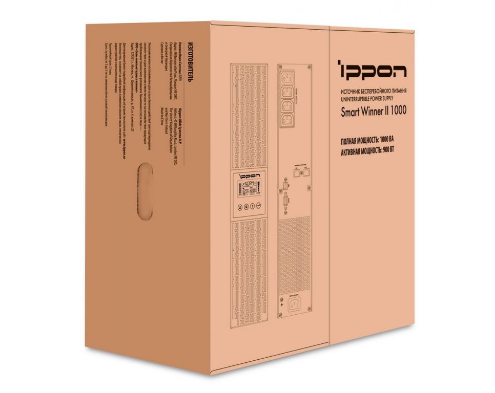 Источник бесперебойного питания IPPON Smart Winner II 1000