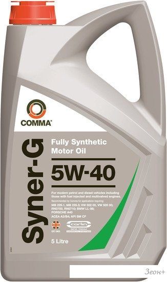 Моторное масло Comma Syner-G 5W-40 5л