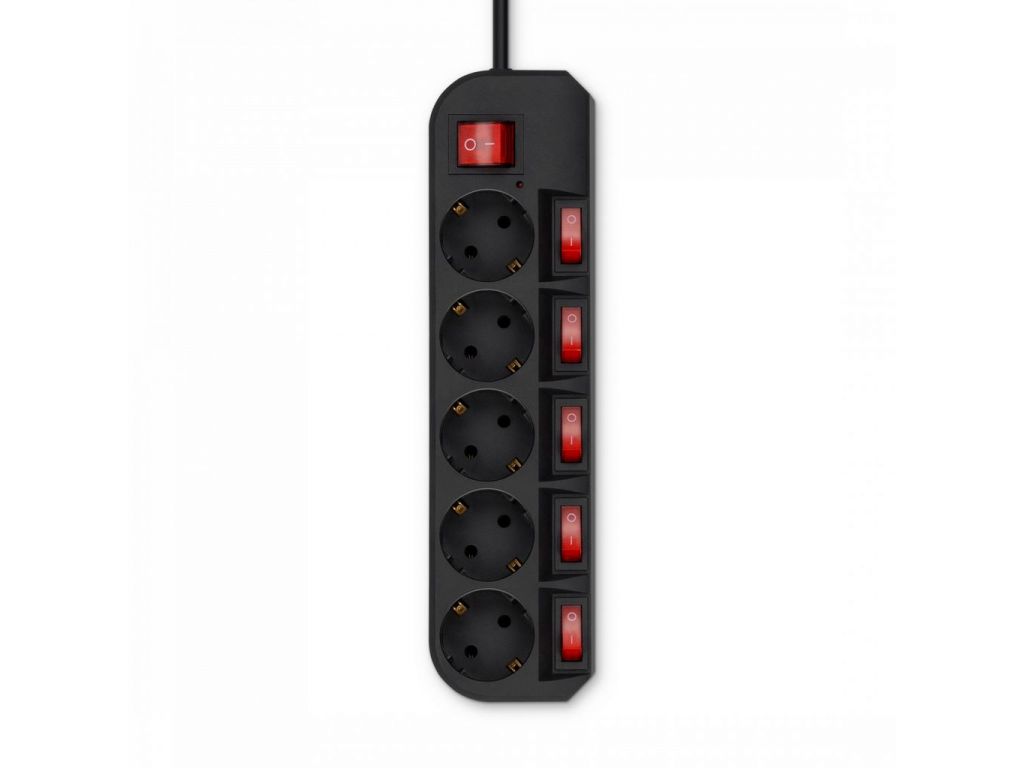 Сетевой фильтр Buro 500SH-1.8-SW-B