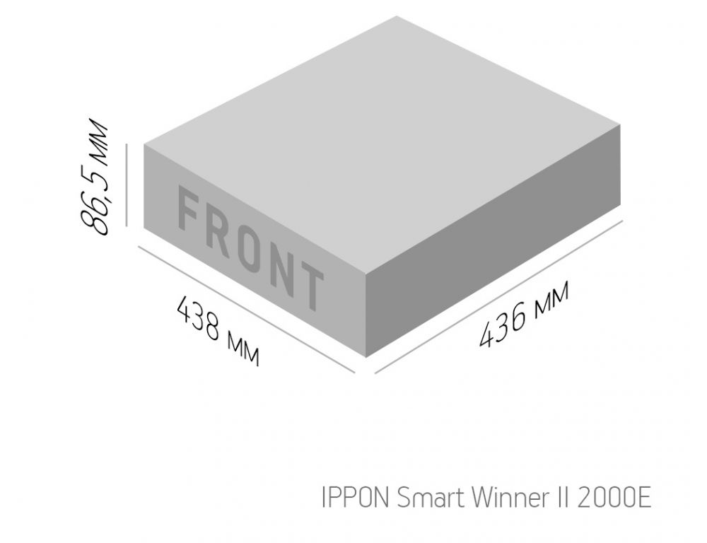 Источник бесперебойного питания IPPON Smart Winner II 2000E