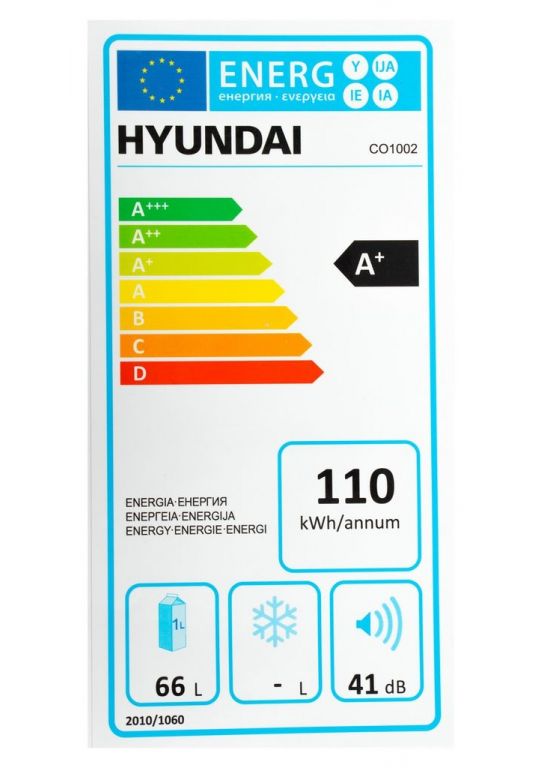 Однокамерный холодильник Hyundai CO1002
