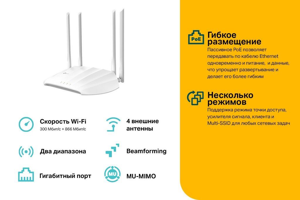Точка доступа TP-Link TL-WA1201 V2