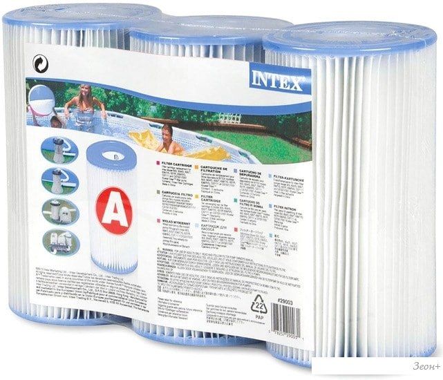 Intex Набор картриджных фильтров тип.А (3 шт.)