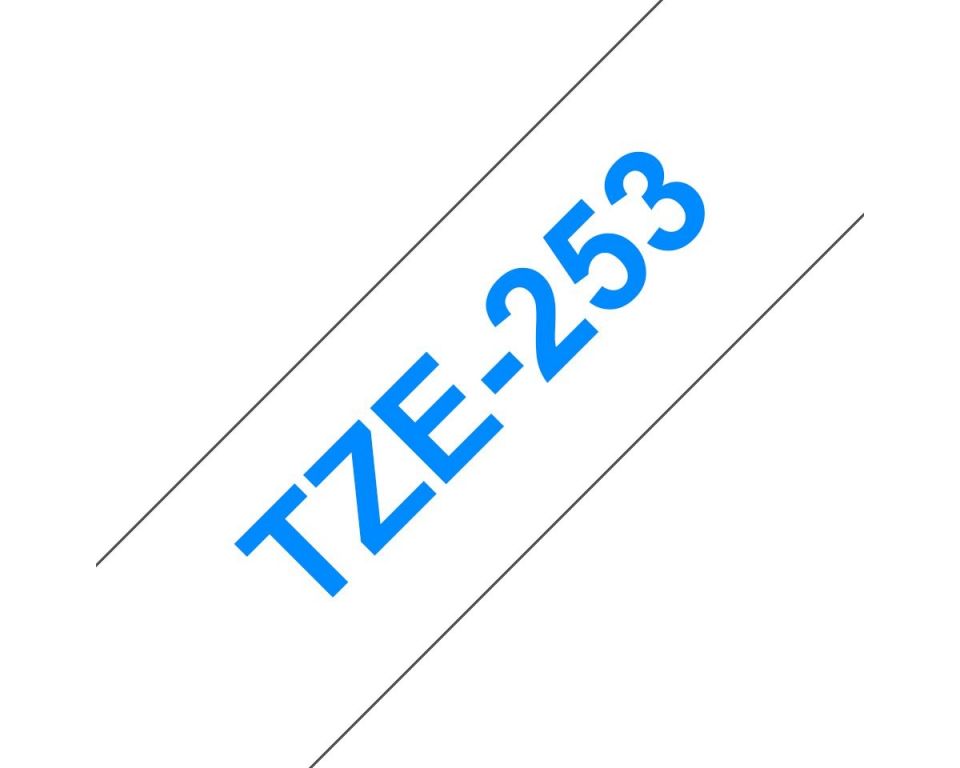 Картридж-лента для термопринтера Brother TZe-253 (24 мм, 8 м)