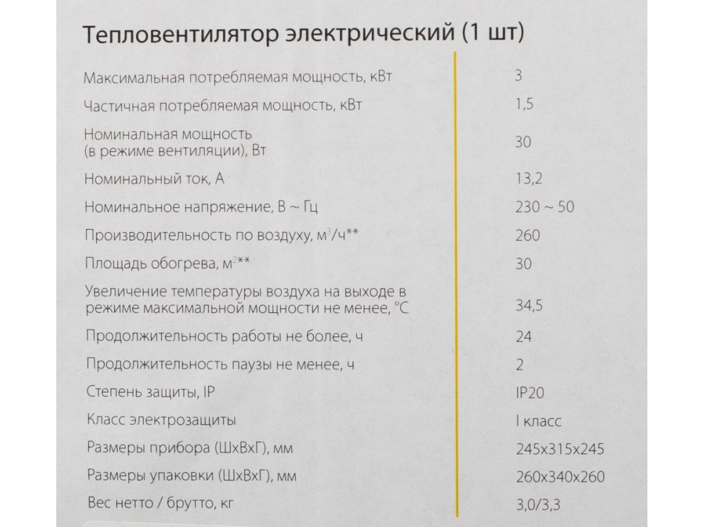 Электрическая тепловая пушка Ballu BHP-PE2-3
