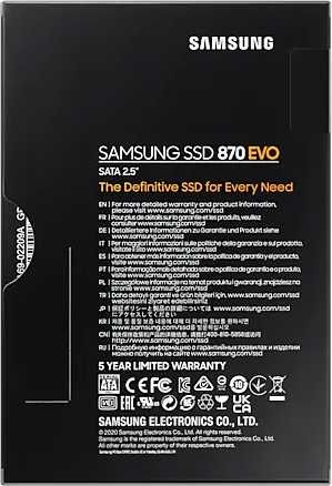 SSD Samsung 870 Evo 1TB MZ-77E1T0BW