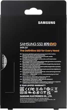 SSD Samsung 870 Evo 1TB MZ-77E1T0BW