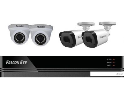 Гибридный видеорегистратор Falcon Eye FE-104MHD KIT Офис SMART