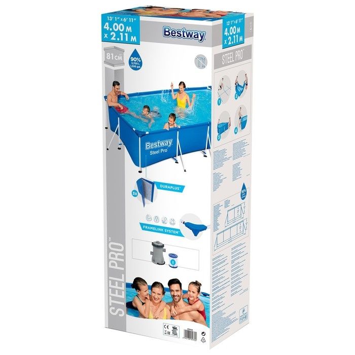 Каркасный бассейн Bestway 56424 (400х211х81)