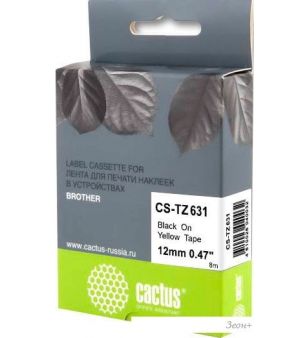 -   CACTUS CS-TZ631 ( Brother TZe-631)