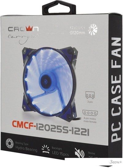 Вентилятор для корпуса CrownMicro CMCF-12025S-1221