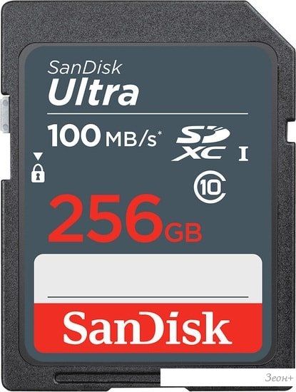 Карта памяти SanDisk Ultra SDXC SDSDUNR-256G-GN3IN 256GB