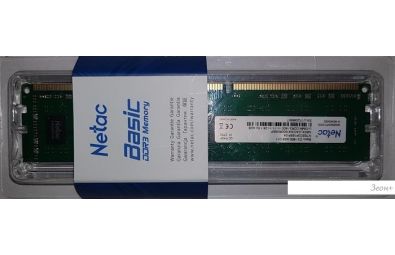   Netac Basic 4GB DDR3 PC3-12800 NTBSD3P16SP-04