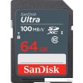 Карта памяти SanDisk Ultra SDXC SDSDUNR-064G-GN3IN 64GB