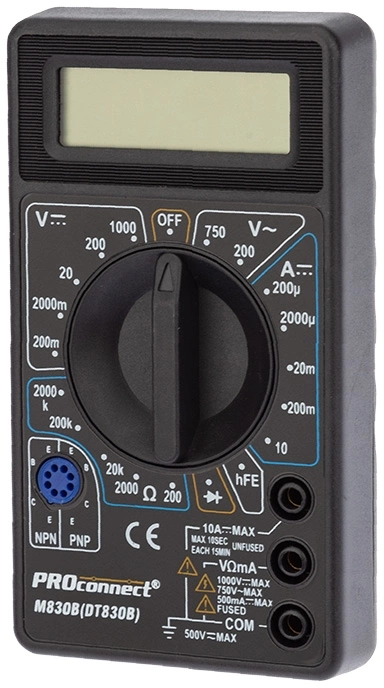 Мультиметр PROconnect DT830B
