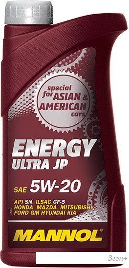 Моторное масло Mannol Energy Ultra JP 5W-20 API SN 1л